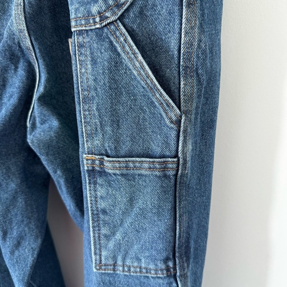 Rustler by Wrangler Carpenter Jeans 44x32 Dark Wash NWT - Picture 7 of 8